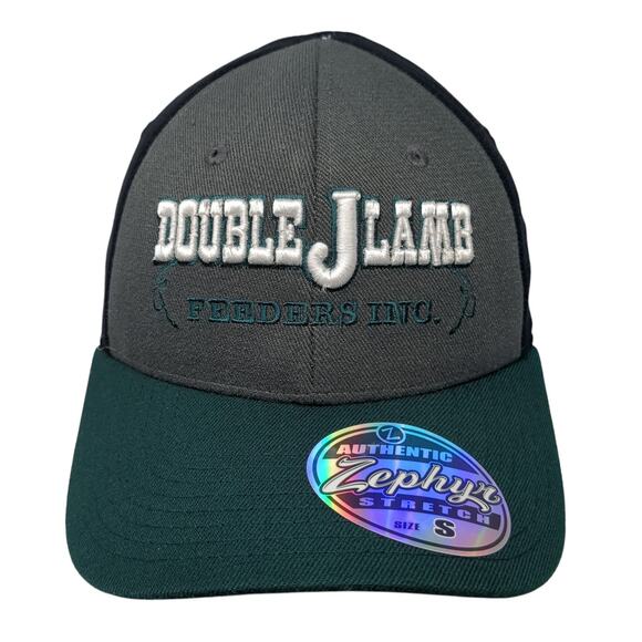 Double J Lamb Feeders Inc. Fitted Hat Multicolor Small Embroidered - Picture 1 of 10